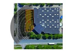 AXIS D2050-VE from Axis Communications - dimension diagram showing mounting measurements (view 4)