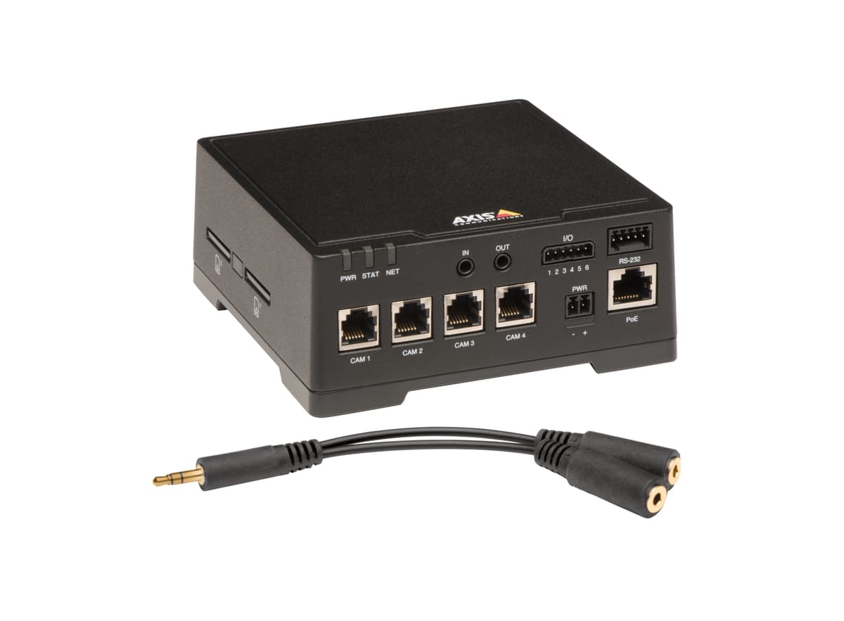 AXIS F44 DUAL AUDIO INPUT from Axis Communications - dimension diagram showing mounting measurements