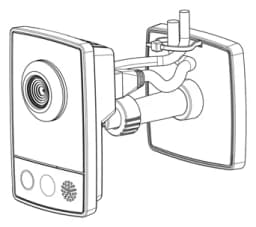 AXIS M1054 from Axis Communications - dimension diagram showing mounting measurements (view 13)