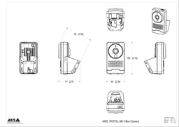 AXIS M1075-L from Axis Communications - dimension diagram showing mounting measurements (view 5)