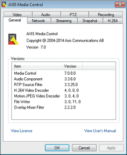 AXIS Q7401 from Axis Communications - dimension diagram showing mounting measurements (view 14)