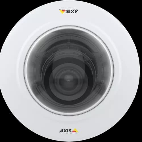 IP Camera AXIS M4206V has 3 MP / HDTV 1080p and varifocal WDR for tough light. The camera is viewed from front. from AXIS COMMUNICATIONS