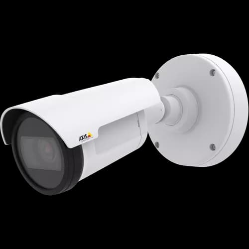 AXIS P1405-LE from AXIS COMMUNICATIONS - Mk II is a compact and cost-effectice IP camera with built in IR. The camera is viewed from its left angle.