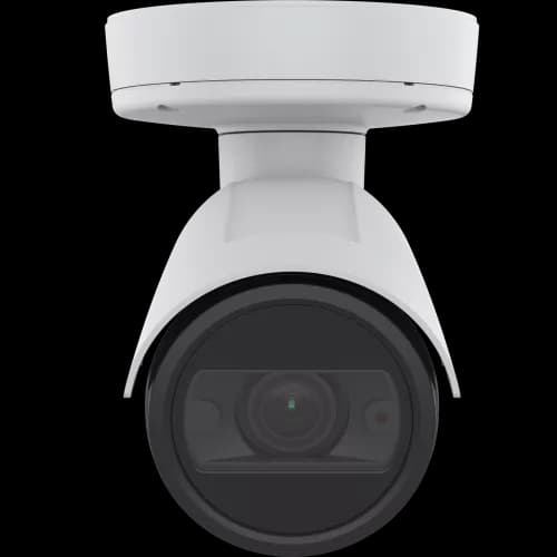 AXIS P1445-LE from AXIS COMMUNICATIONS - IP Camera, with Zipstream functionality, viewed from its front.
