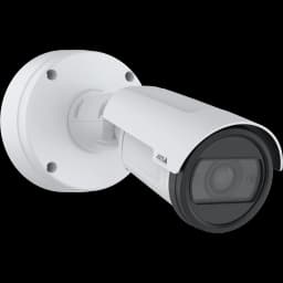 AXIS P1487-LE from AXIS COMMUNICATIONS - Bullet Camera on white background, viewed from the right