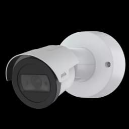 AXIS M2035-LE from AXIS COMMUNICATIONS - bullet camera white from left angle
