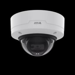 AXIS M3215-LVE from AXIS COMMUNICATIONS - in black and white, mounted in the celing