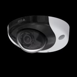 AXIS P3935-LR from AXIS COMMUNICATIONS - robust, vandal-resistant IP camera. The product is viewed from its left angle.