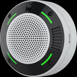 AXIS D6310 from AXIS COMMUNICATIONS - Air Quality Sensor viewed from its left angle.