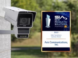 AXIS Q1656-DLE from AXIS COMMUNICATIONS - Radar-Video Fusion Camera wins SIA award for best video surveillance camera 2023