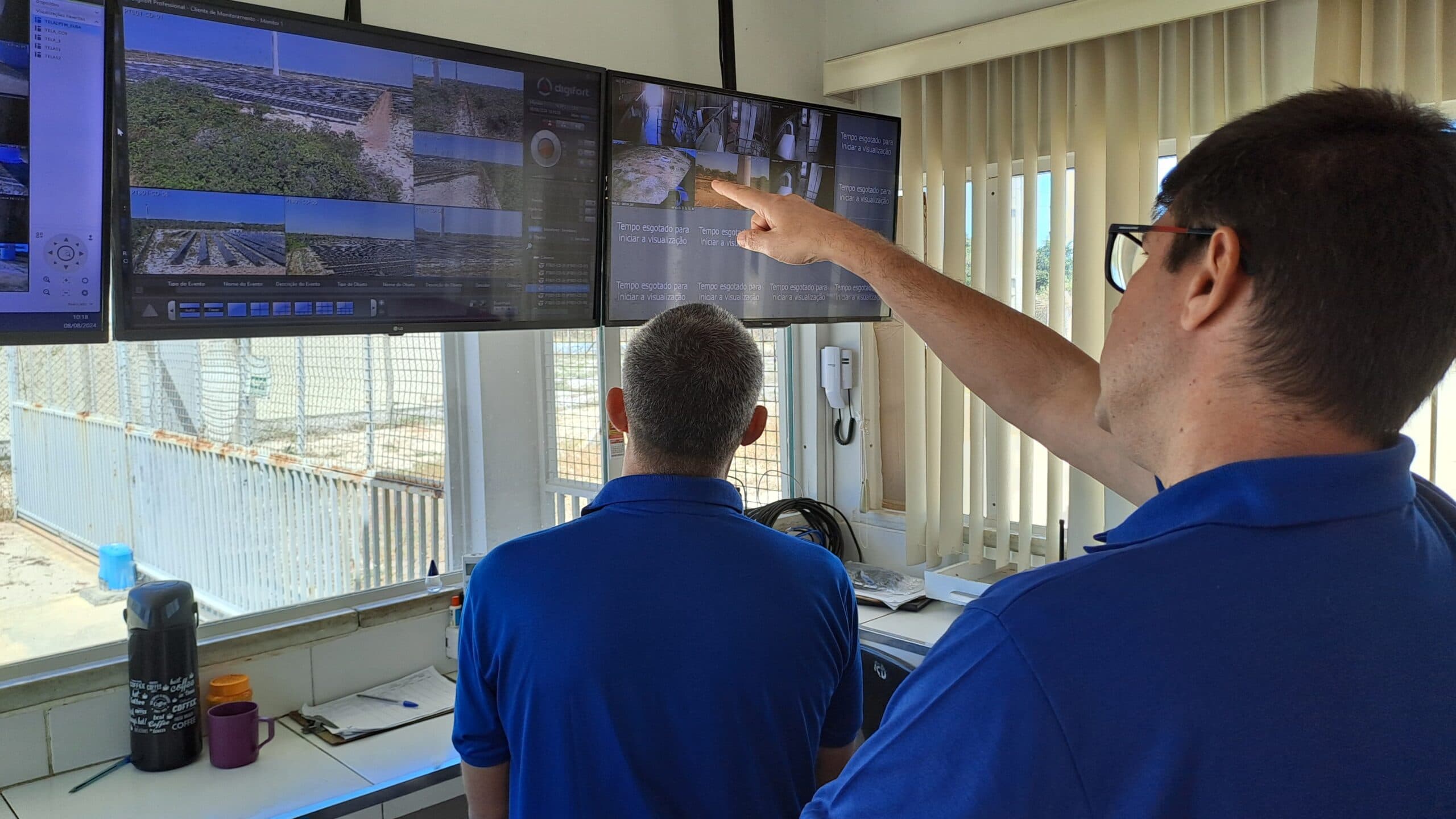 monitoramento usina solar alarmes falsos