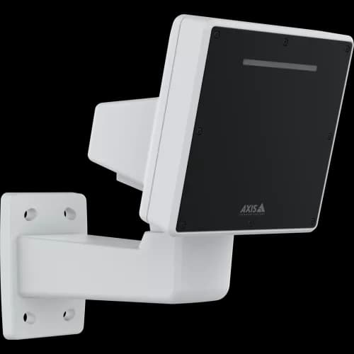 AXIS D2210-VE from AXIS COMMUNICATIONS - radar black, wall-mounted, leds off
