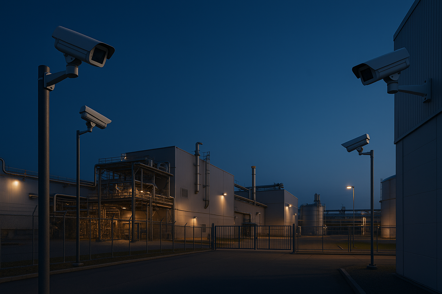 Instalação de CFTV Industrial: Desafios e Soluções para Ambientes Críticos