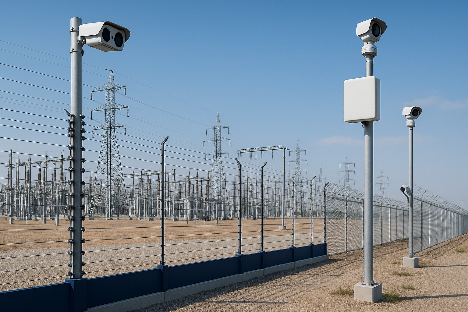 Proteção Perimetral para Subestações Elétricas: Desafios e Soluções Robustas