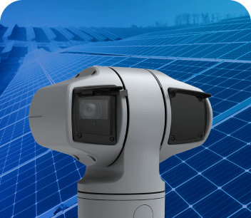 Security Monitor - Câmera PTZ com painéis solares